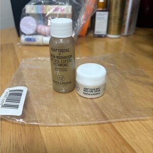 2pc Youth to the People Adaptogens cleanser 1oz & moisturizer 0.24,ozMinis, NWOB